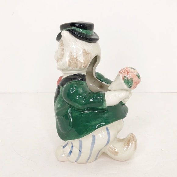 Fitz & Floyd Purrdinand ceramic hand painted 1990 vintage figurine - Picture 6 of 8